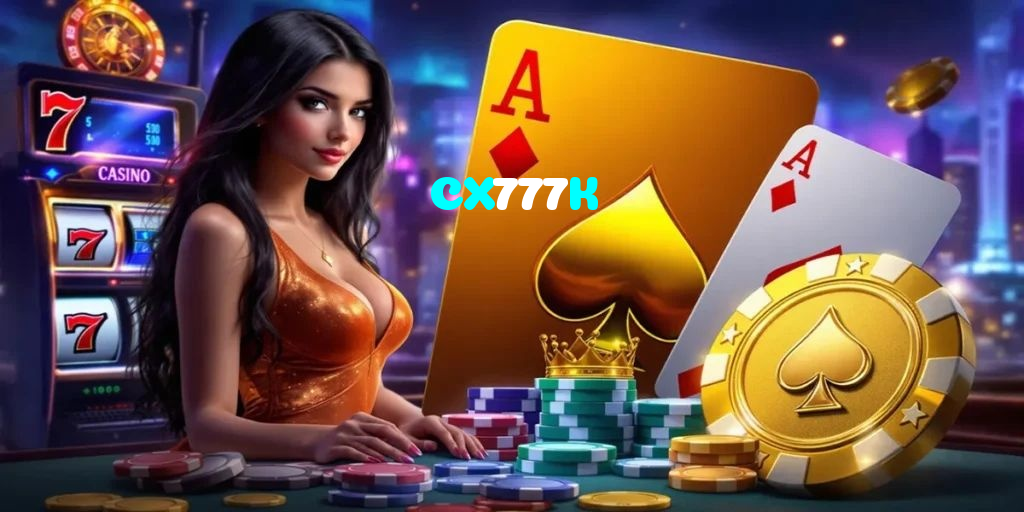 CX777K casino presented on mobile device in Pakistan with slots and live games